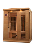 Dynamic Infrared 3 - Person FAR Infrared Sauna in Hemlock