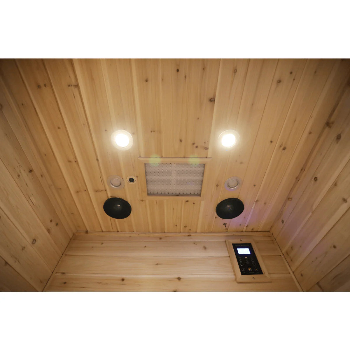 Garner-902Vs 2 Person Outdoor Far Infrared Sauna (Enhanced with Red Light Therapy)